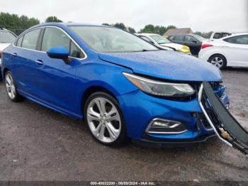  Salvage Chevrolet Cruze