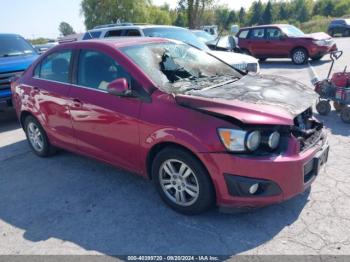  Salvage Chevrolet Sonic