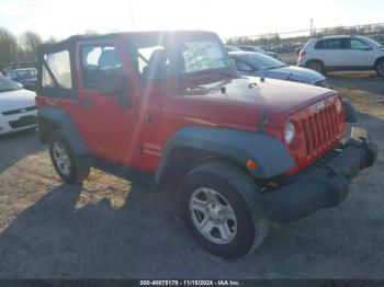  Salvage Jeep Wrangler