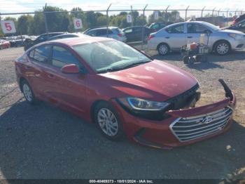  Salvage Hyundai ELANTRA