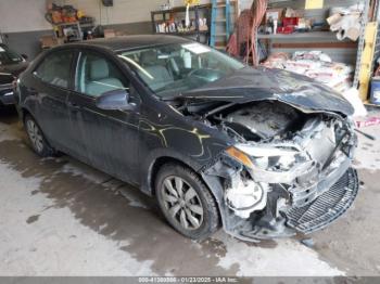  Salvage Toyota Corolla