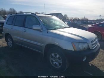  Salvage Toyota Highlander