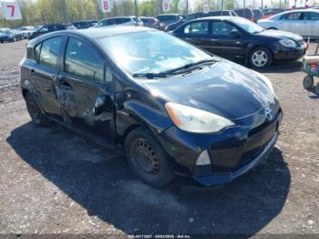  Salvage Toyota Prius c