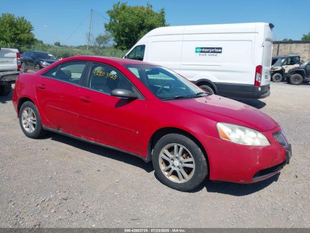  Salvage Pontiac G6