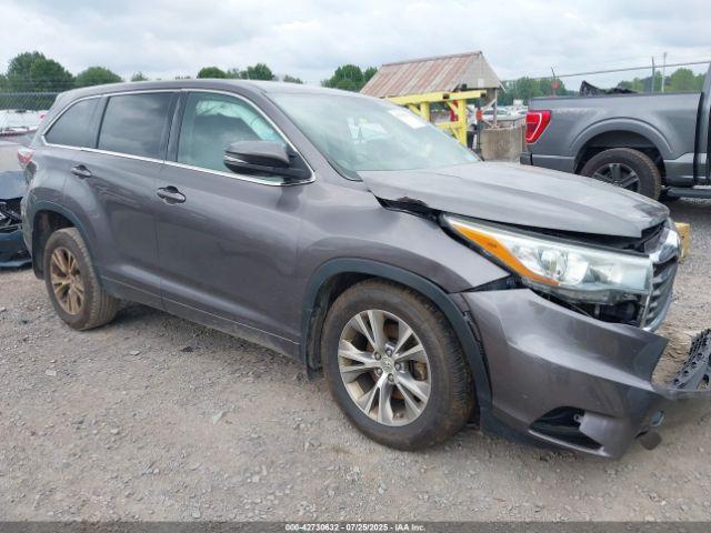  Salvage Toyota Highlander
