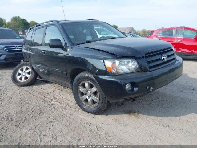  Salvage Toyota Highlander