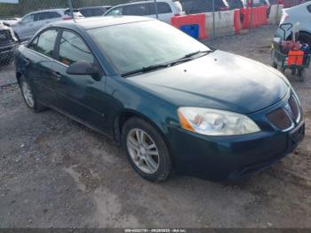  Salvage Pontiac G6