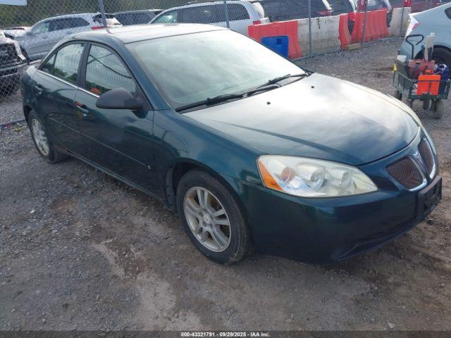 Salvage Pontiac G6