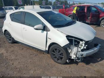  Salvage Toyota Prius c