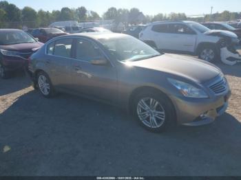  Salvage INFINITI G37x