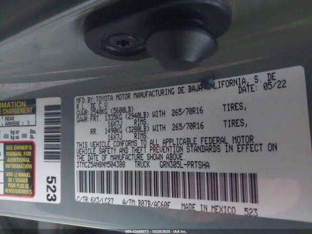 Toyota Tacoma Trd Off Road Image 16