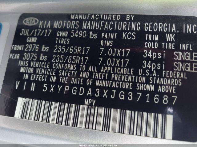 Kia Sorento 2.4l Lx Image 3