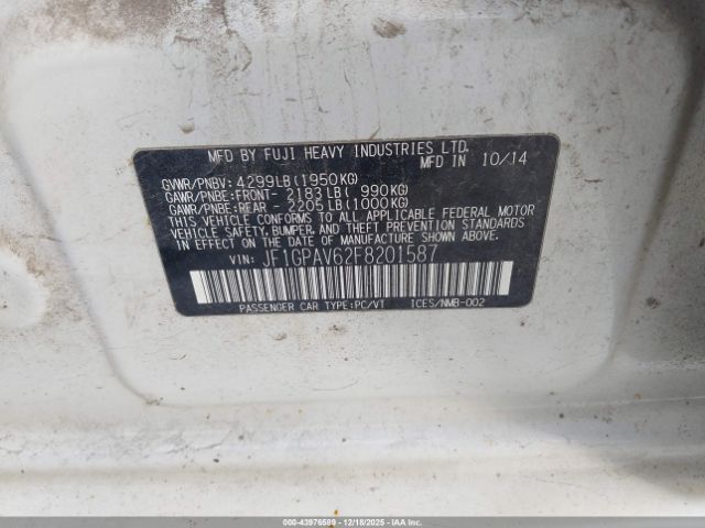 Subaru Impreza 2.0i Sport Limited Image 7