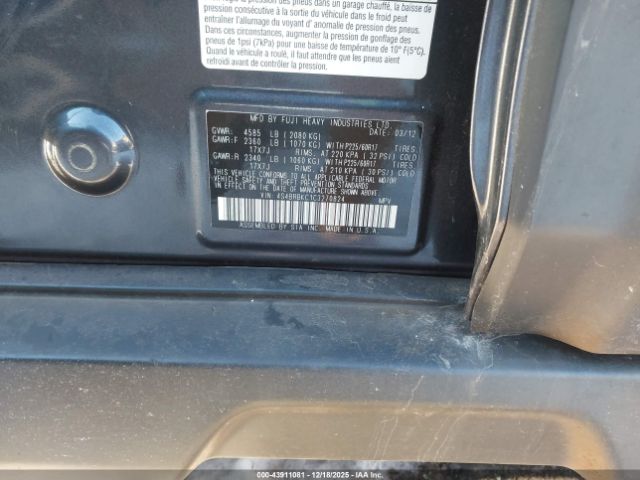 Subaru Outback 2.5i Limited Image 8