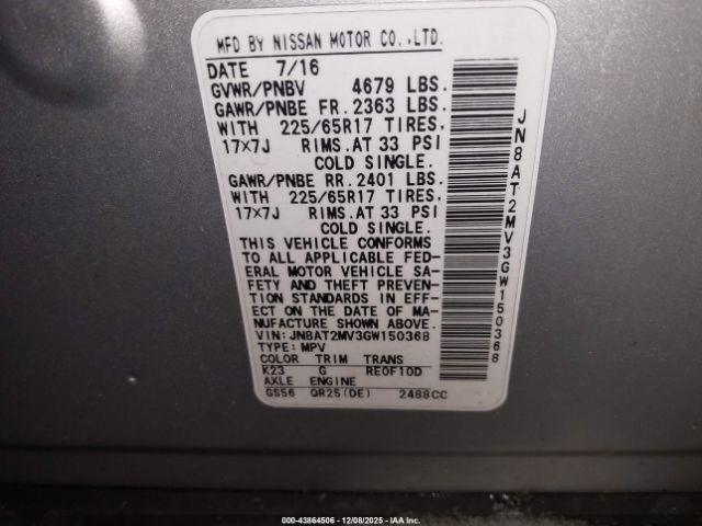 Nissan Rogue S Image 10