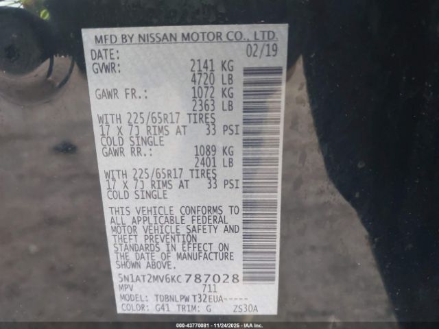 Nissan Rogue S Image 12