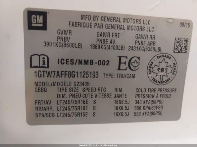 GMC Savana Work Van Image 3