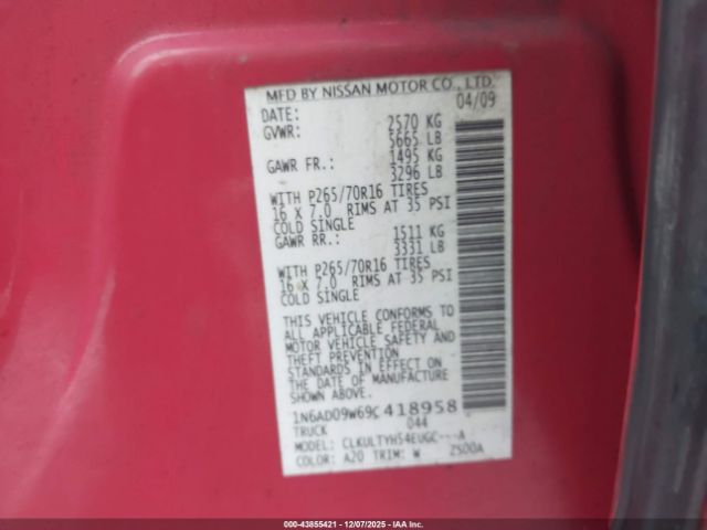 Nissan Frontier Se Image 3