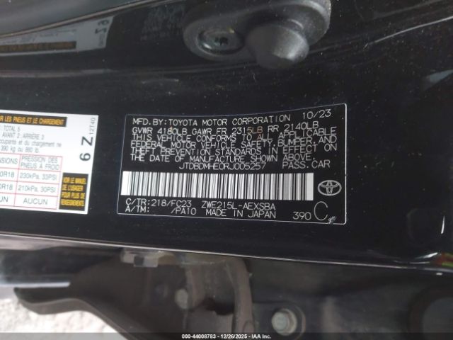 Toyota Corolla Hybrid Se Image 8