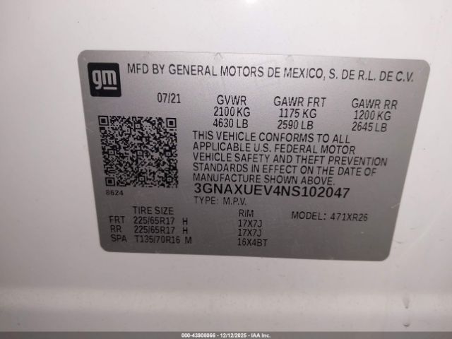 Chevrolet Equinox Awd Lt Image 4