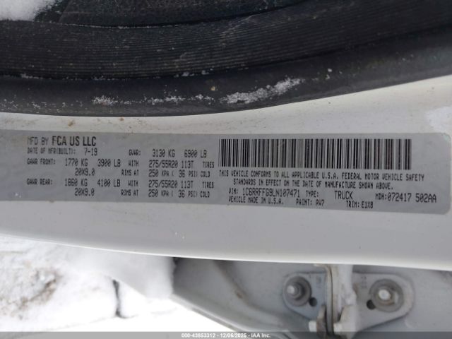 Ram 1500 Big Horn  4x4 5'7 Box Image 10