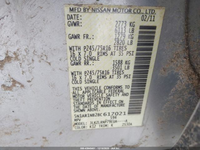 Nissan Pathfinder S Image 17