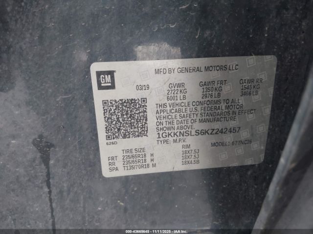 GMC Acadia Sle-2 Image 13