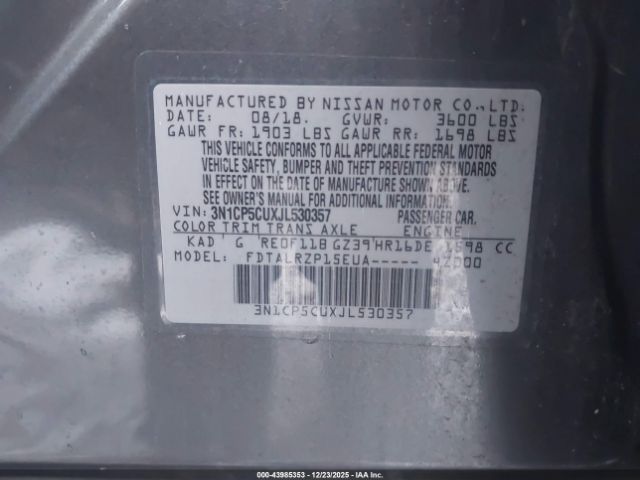 Nissan Kicks S Image 5