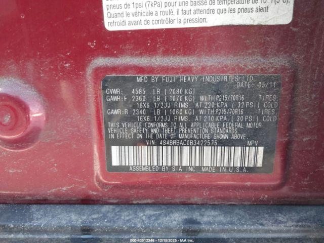 Subaru Outback 2.5i Image 6