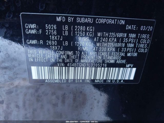 Subaru Outback Limited Xt Image 15